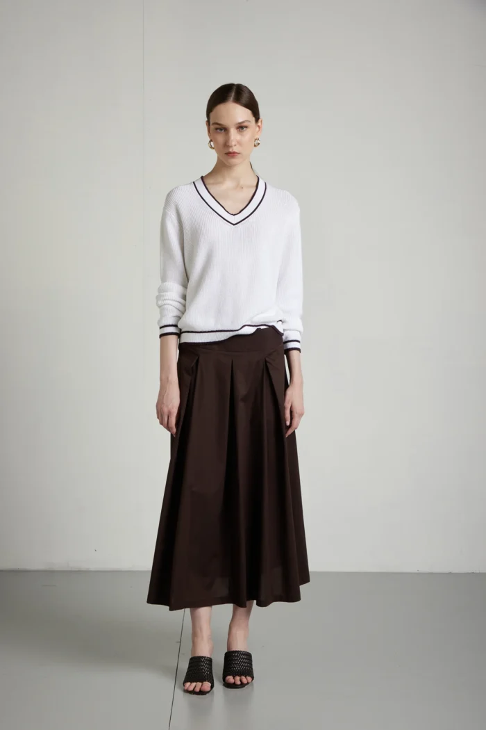 Maglia tennis a costa inglese