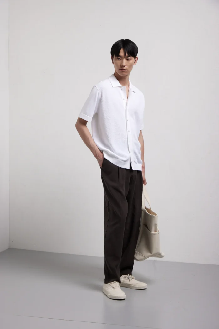 Camicia maniche corte punto pluriball