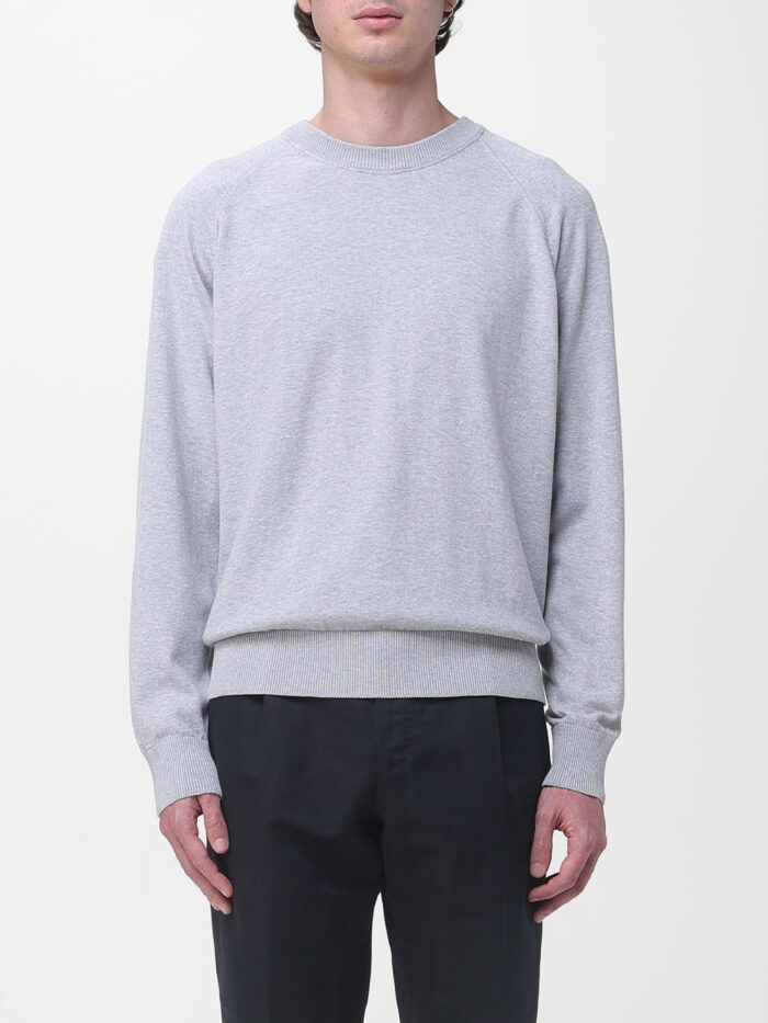Maglia girocollo manica raglan lunga effetto felpa in  cotone