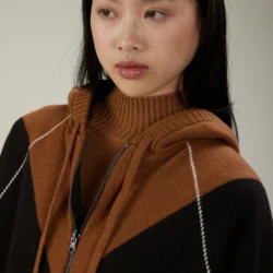 Cappa double in lana e cashmere - Thumbnail Image 2