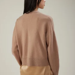 Cardigan in lana con cristalli sulle tasche - Thumbnail Image 3