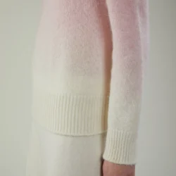 Maglia dolcevita in alpaca dégradé - Thumbnail Image 3